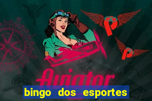 bingo dos esportes para imprimir